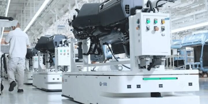 物流行业AGV搬运机器人