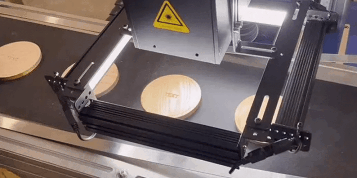 光纤流水线视觉激光打标